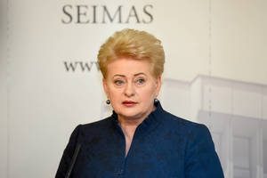 Premjeras: „D. Grybauskaitė nesitarė su Vyriausybe dėl Jeruzalės balsavimo“