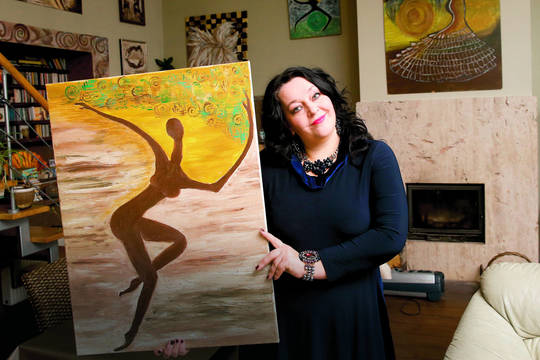 Operos solistė Inesa Linaburgytė dėl vaidmens laikė rankose gyvatę 