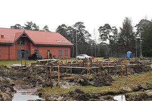 Pavasario net nebelaukė: Palangoje pradėtos naujo kempingo statybos