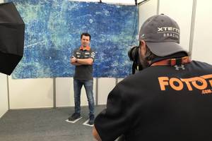 Antanas Juknevičius su šturmanu prieš Dakaro startą surengė linksmas varžybas