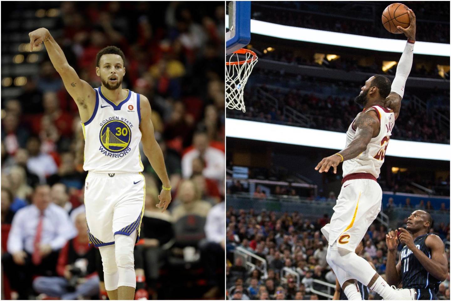 S.Curry ir L.Jamesas savo komandoms nukalė pergales.