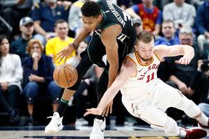 Įspūdingiausiai „Pacers“ ekipoje žaidęs D. Sabonis visus išgąsdino trauma