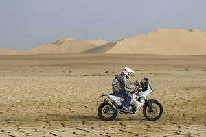 Du kartus kritęs Balys Bardauskas naujo Dakaro ruožo laukia su nerimu