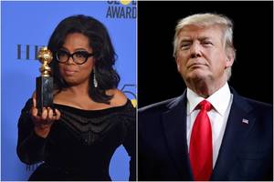 D. Trumpui patinka O. Winfrey, bet jis abejoja, kad ji sieks prezidento posto