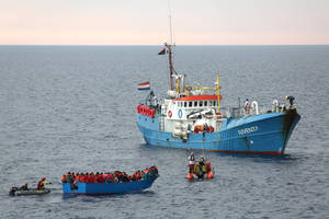 Viduržemio jūroje prie Libijos krantrų dingo dešimtys migrantų 