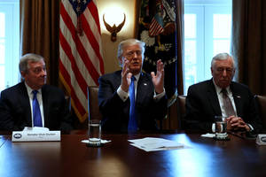 Tokio Donaldo Trumpo jūs dar nematėte – pagaliau elgiasi kaip prezidentas