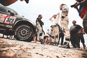 Penktą Dakaro dieną Benediktas Vanagas trasoje pamatė netikėtą problemą