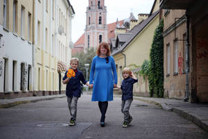 Du kitokius sūnus auginanti vilnietė niekada neverkia