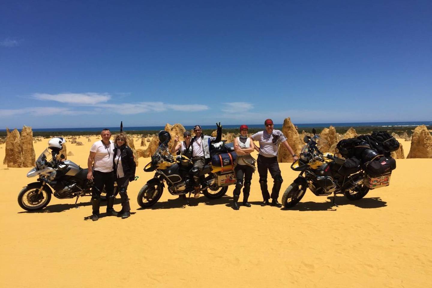 Pirštuotoji dykuma keliautojus iš Lietuvos pasitiko įspūdingu vaizdu.<br> Asmeninio archyvo nuotr.