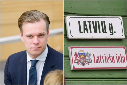 G. Landsbergis siūlo keisti Vilniaus Latvių gatvės pavadinimą