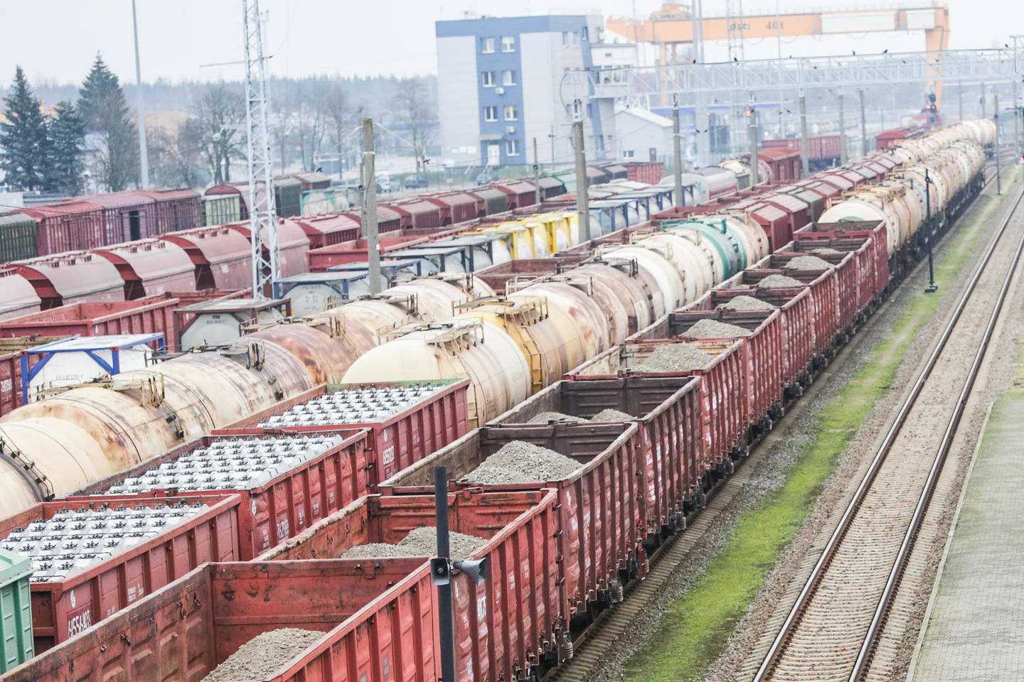   „Lietuvos geležinkeliai“ pirmą kartą tapo krovinių gaenimo lyderiais Baltijos regione.<br> G.Bitvinsko nuotr.  