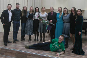 W. A. Mozarto operą Kaune su VDU studentais stato Zalcburgo muzikos profesoriai