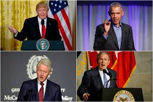 Palyginkite JAV prezidentų darbo dieną: skirtumai atskleidžia didžiausią D. Trumpo silpnybę