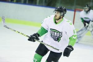 „Kaunas Hockey“ po atviru dangumi Rokiškyje iškovojo galingą pergalę