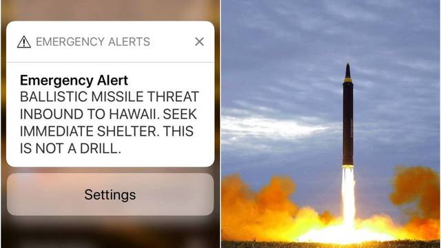 Havajuose paniką siejo klaidingas pranešimas apie atskriejančias raketas