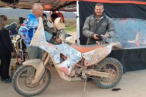 Po dviejų kilometrų kopose Balį Bardauską apleido jėgos