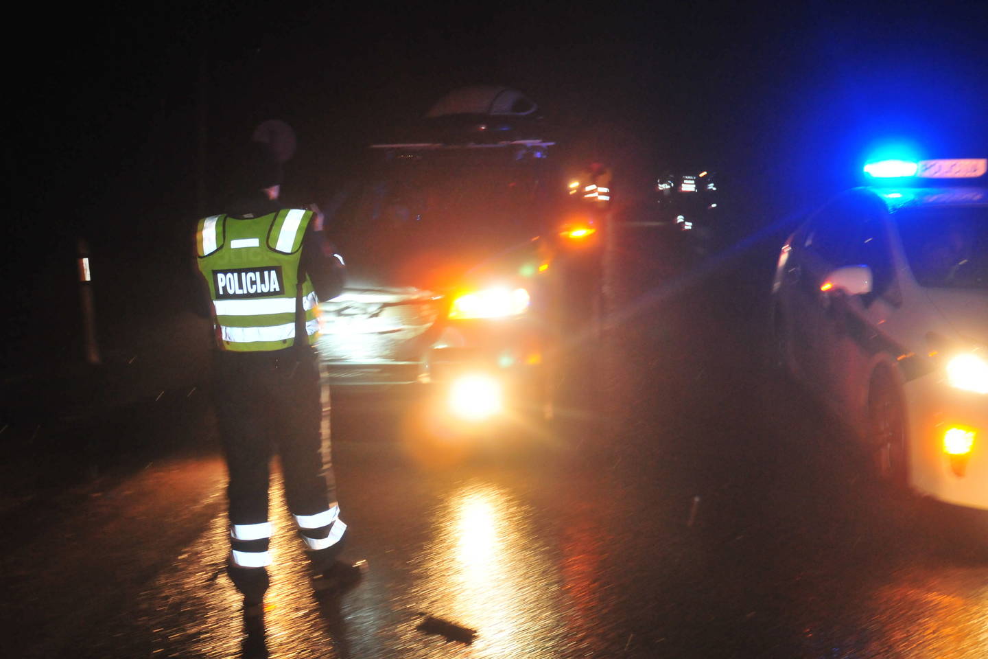 Avarija Trakų r.: pėsčiasis žuvo baisiomis aplinkybėmis.