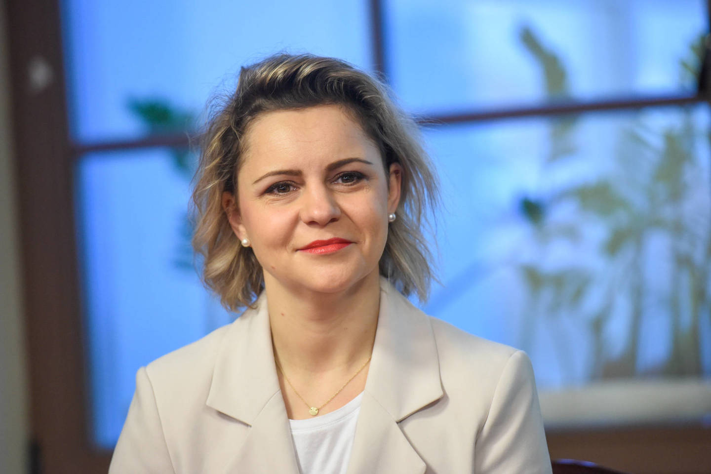 „Telia“ išorinės komunikacijos vadovė Ilma Cikanaitė teigė, kad kompanijoje technologijų srityje dirba apie 200 moterų, ir šis skaičius nuolat auga.<br> D.Umbraso nuotr. 