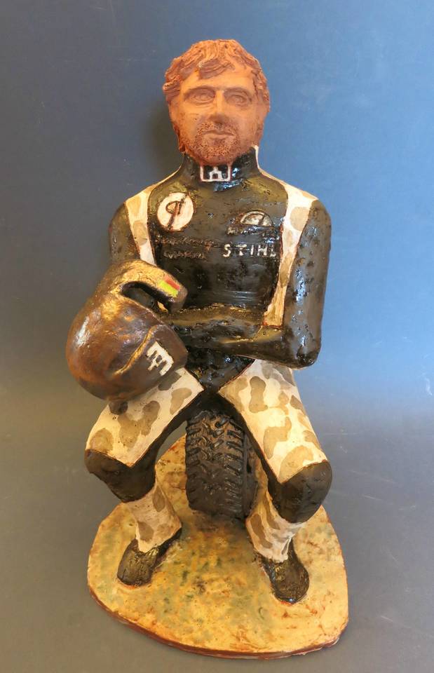 G.Mazūro galerijoje yra ir kitų garsių asmenų skulptūrų.<br>G.Mazūro nuotr.