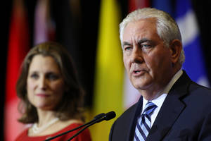 JAV ir jų sąjungininkės deklaruoja ryžtą nebeleisti Šiaurės Korėjai apeidinėti sankcijų