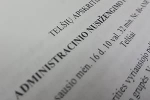 Pareigūnus kaltinęs išgalvotais veiksmais telšiškis pats sulaukė bausmės