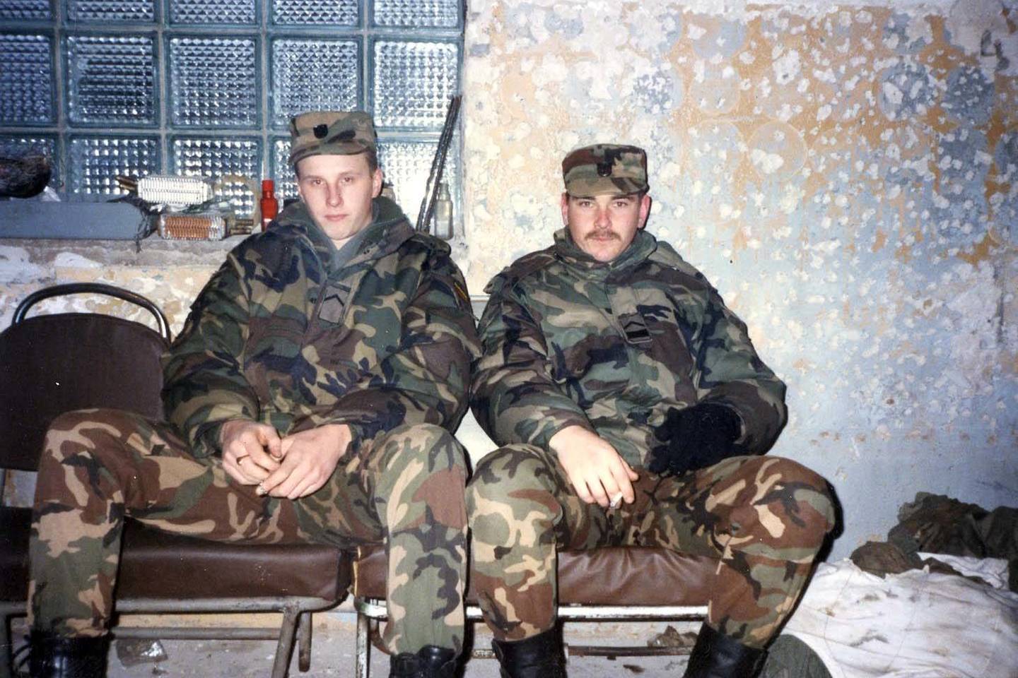  Tarnavęs kariuomenėje N.Blanka (nuotr.-kairėje) pasuko savo tėvo pėdomis.<br> Asmeninio archyvo nuotr.