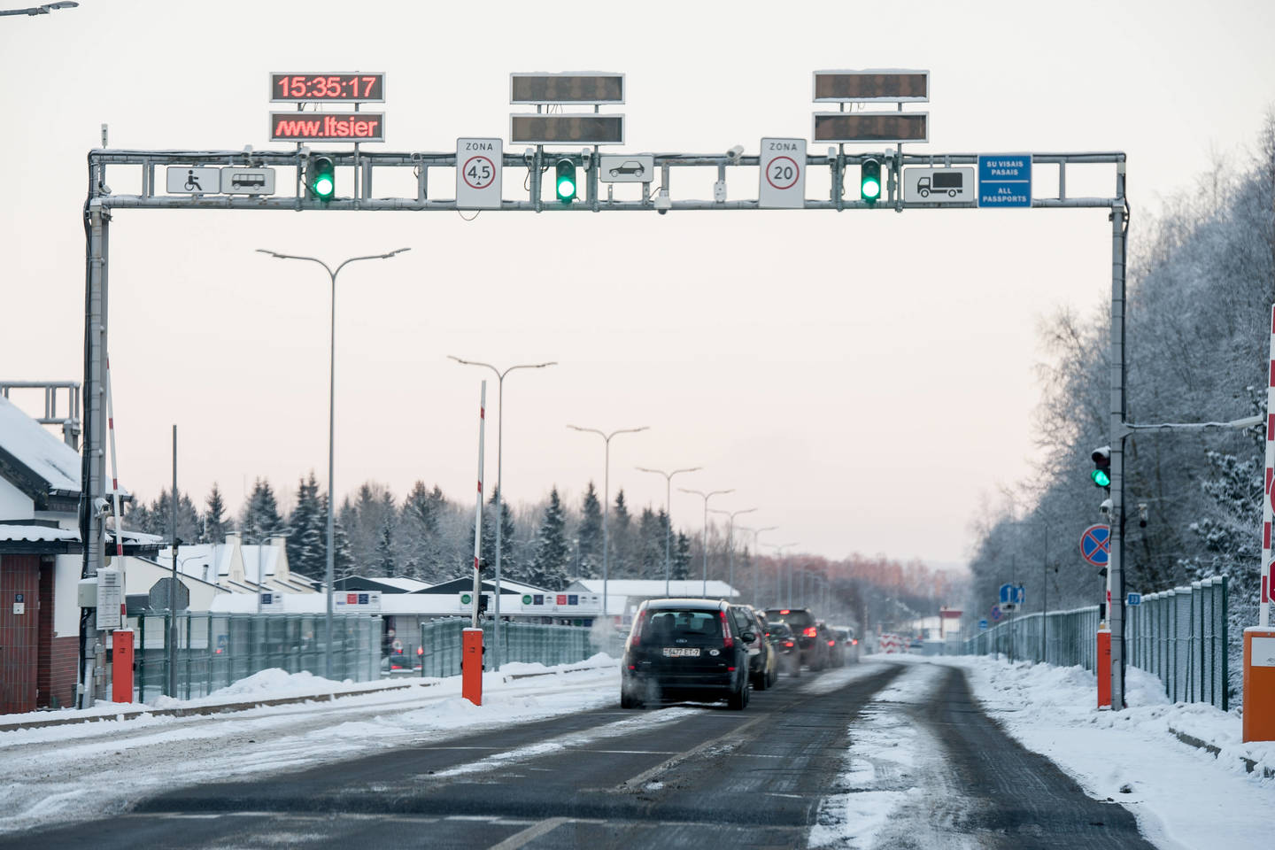 5 valandų spūstis, bandant iš Baltarusijos pasiekti Lietuvą - problema kartosis.