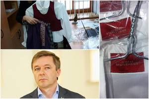 Neliko tik kalbomis – R. Karbauskio dovanoti kostiumai jau pasiekė mokinius