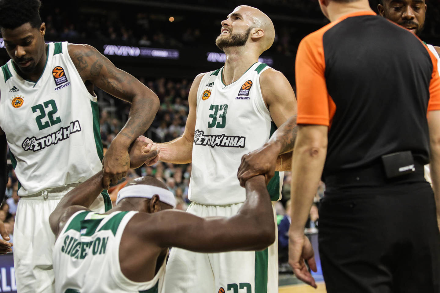 Atėnų "Panathinaikos" pergalių serija nutrūko.<br>G.Bitvinsko nuotr.
