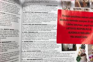 Plėšymas – ne išeitis: spręs, ką daryti dėl alkoholio reklamos užsienio leidiniuose
