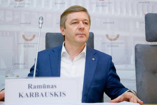Ramūno Karbauskio spaudos konferencija apie LRT finansinę veiklą