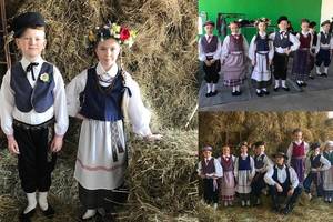 J. Statkevičius parodė vaikams skirtus tautinius kostiumus ir dėkojo R. Karbauskiui