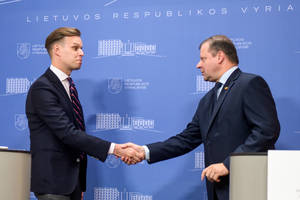 S. Skvernelis žada atsakyti į dalį LSDD frakcijos klausimų apie G. Landsbergį 