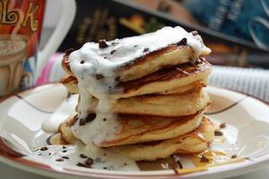 Purūs lyg debesėliai bananiniai blyneliai