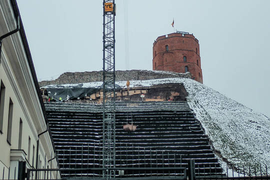 Po šveicarų vizito pasisakė Gedimino kalno ekspertizę atlikęs lietuvių inžinierius
