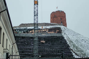 Po šveicarų vizito pasisakė Gedimino kalno ekspertizę atlikęs lietuvių inžinierius
