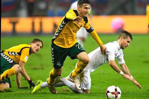 Oficialiu: geriausias Lietuvos futbolininkas F. Černychas karjerą tęs Maskvos „Dinamo“ klube