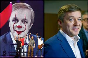 Po M.A.M.A. scenoje parodytos klouno nuotraukos prabilo ir Ramūnas Karbauskis