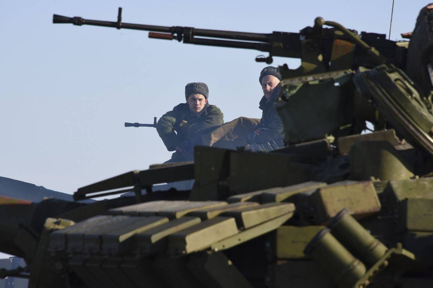 Rytų Ukrainoje mūšiai suintensyvėjo.<br>AP nuotr.