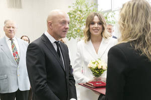 Paaiškėjo, kokią pavardę po vestuvių pasirinko Ramūno Rudoko žmona