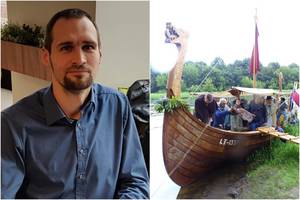 Pasaulį išmaišiusio vokiečio meilė Lietuvai išaugo į vikingų laivą