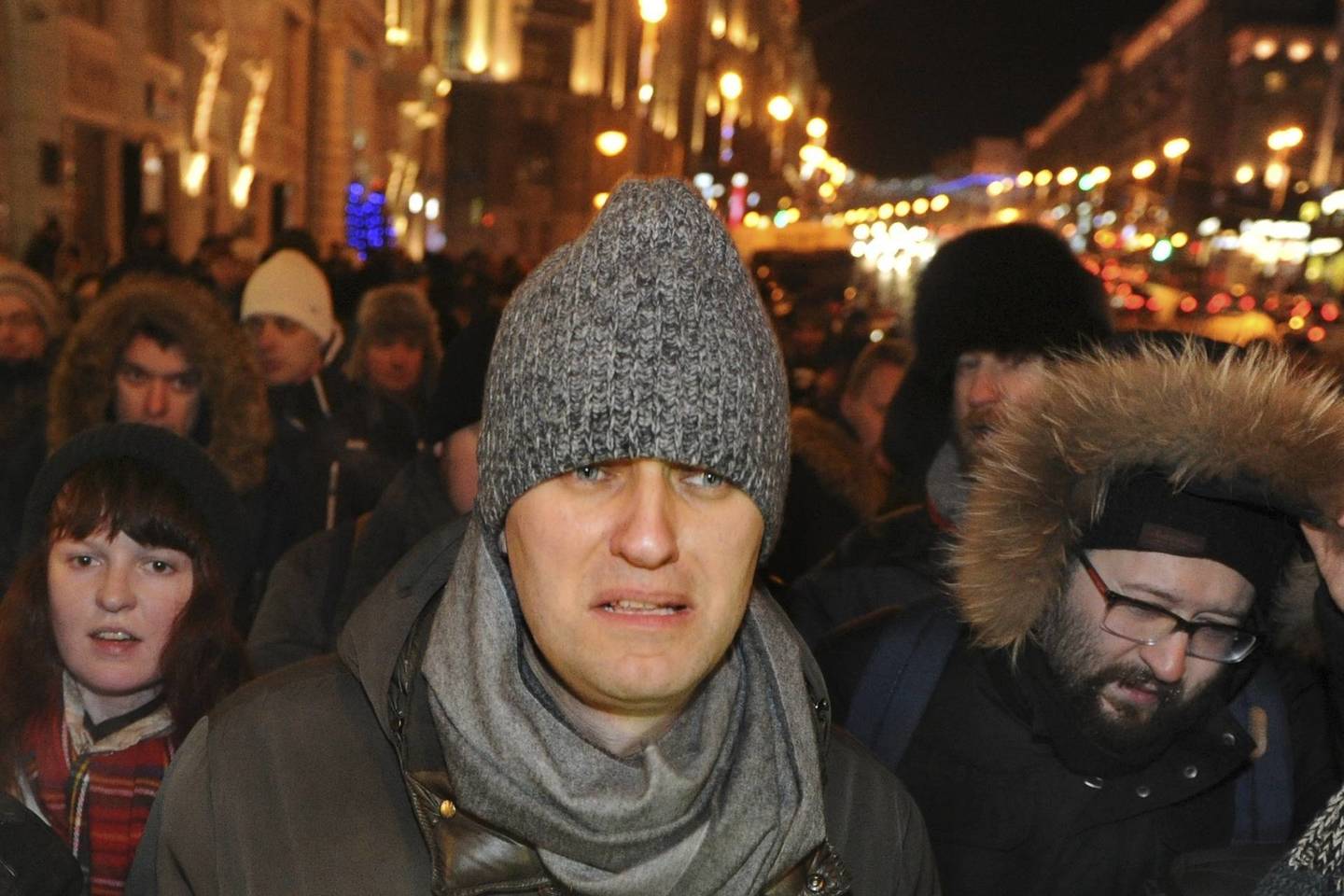 Opozicijos lyderis A.Navalnas.<br>AP nuotr.