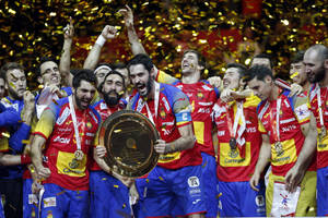 Ispanijos rankinio pergalę kūrė ir nuo televizoriaus atitrauktas vartininkas