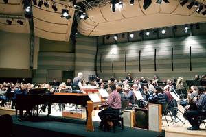 LVSO gimtadienio koncertui prireikė praplėsti Kongresų rūmų sceną