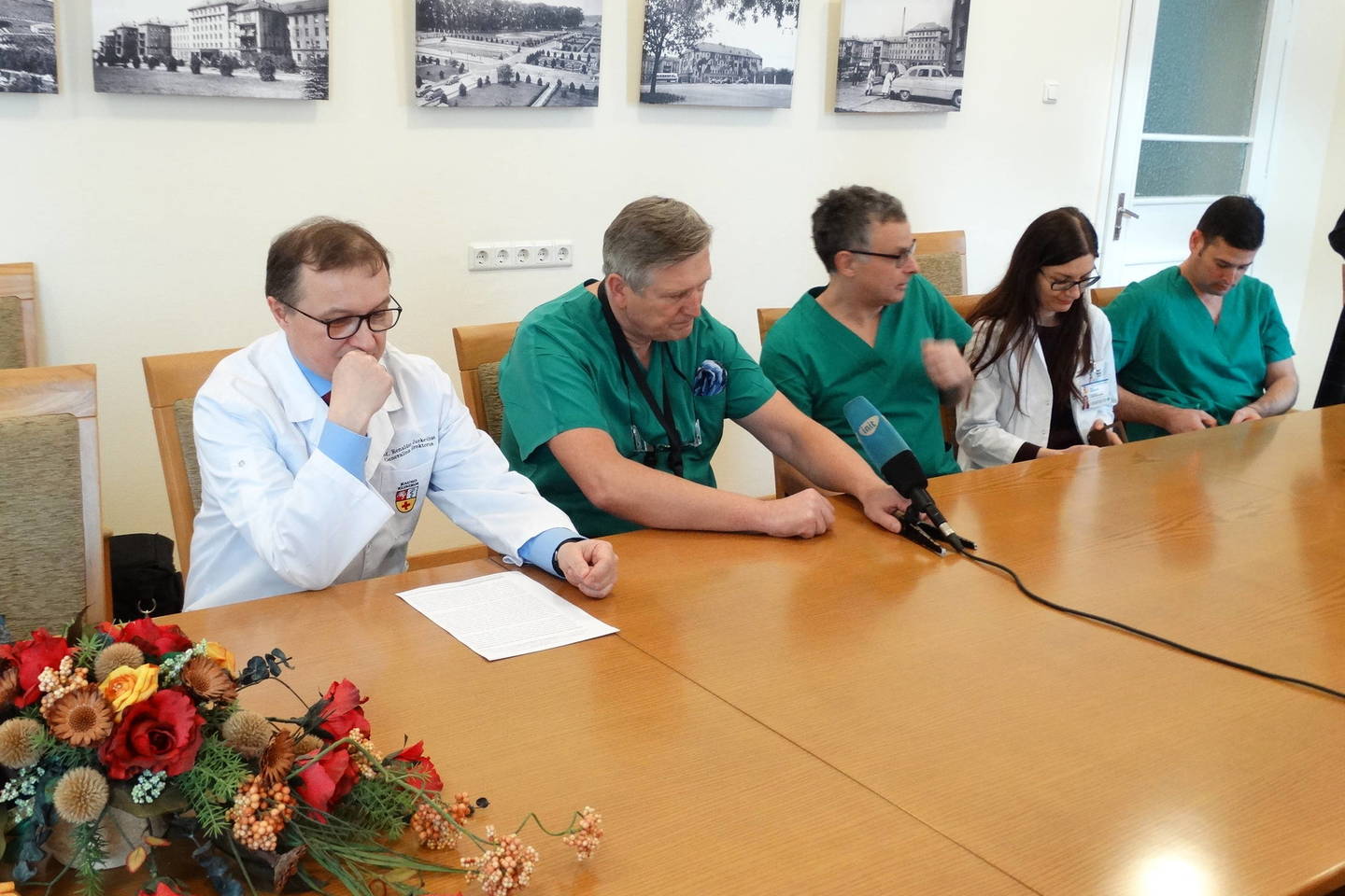  Kauno kardiochirurgams talkino Šveicarijos ir Izraelio specialistai.<br> A.Karaliūno nuotr.