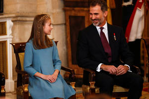 Ispanijos karalius 50-ąjį gimtadienį švenčia tęsiantis Katalonijos krizei