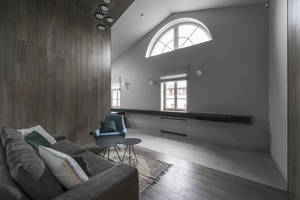 Išskirtinio buto Vilniuje kūrėjos sprendimai pakerėjo net statybininkus