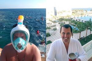 Rytis Cicinas gerbėjus palepino pavydėtinomis nuotraukomis iš šiltų kraštų