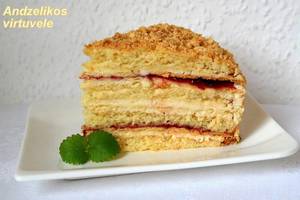 Iš kelių receptų gimęs tortas pateisino visus lūkesčius