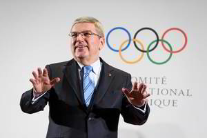 IOC prezidentą Thomą Bachą sužavėjo Pjongčango olimpinis kaimelis